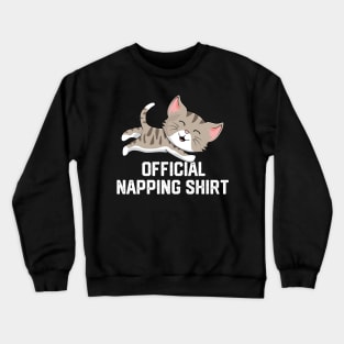 official napping shirt Crewneck Sweatshirt